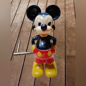 Walt Disney 1950's Classic Wind-Up Mickey Mouse Toy
